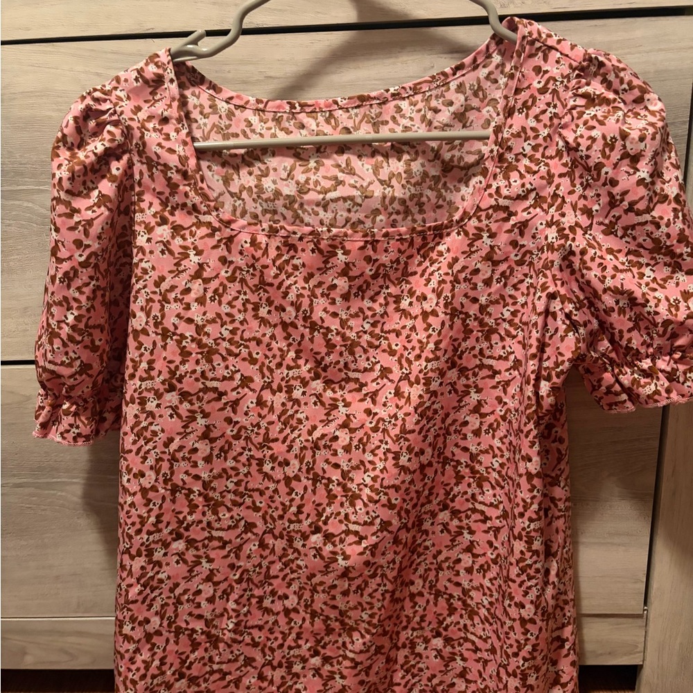 Floral Pink Women's Top